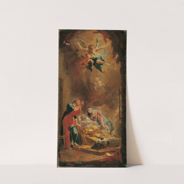 Der Tod des heiligen Joseph by Caspar Franz Sambach