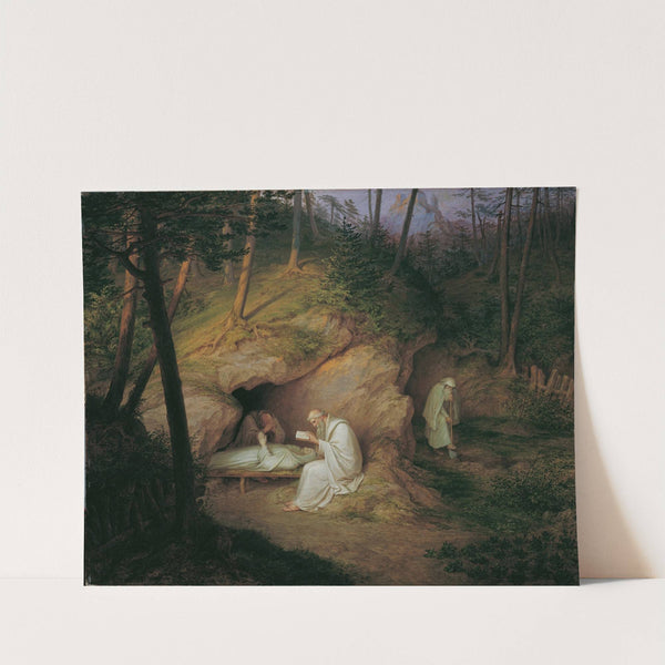 Der tote Eremit by Ludwig Ferdinand Schnorr von Carolsfeld