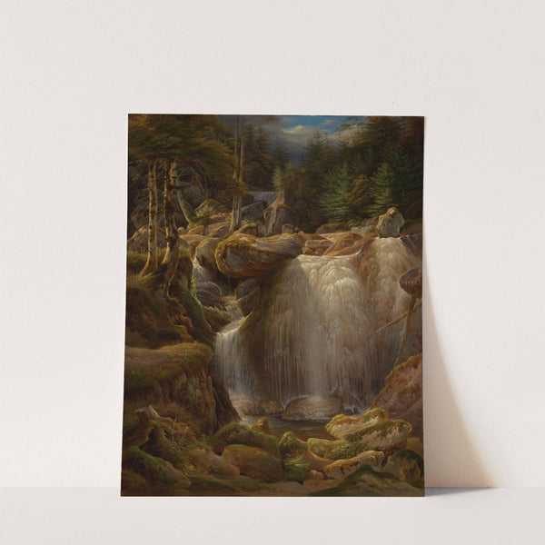 Der Triberger Wasserfall by Carl Ludwig Frommel