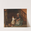 Der umgekippte Puppenwagen (Ca. 1890-1910) by Felix Schlesinger