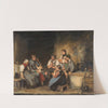 Der Urlauber (Ölskizze) (1880) by Franz von Defregger