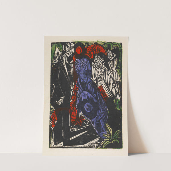 Der Verkauf des Schattens (1915) by Ernst Ludwig Kirchner