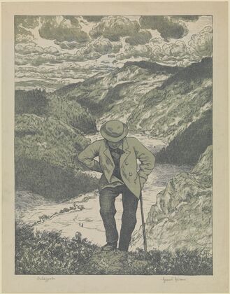 Der Wanderer (Meisterblatt)