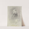 Derselbe alte Mann, einmal mit Brille, im Profil nach links by Jean-Jacques de Boissieu