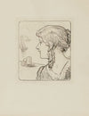 Déruchette – dessin pour la vignette en page de titre (1920-1921)