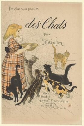 Des chats par Steinlen cover-1898