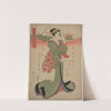 Descending Geese at Katata (From the series Elegant Women and the Eight Views of Lake Biwa) (1810s) by Kikukawa Eizan