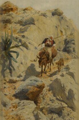Desert Rider and his Faithful Companion — size preview