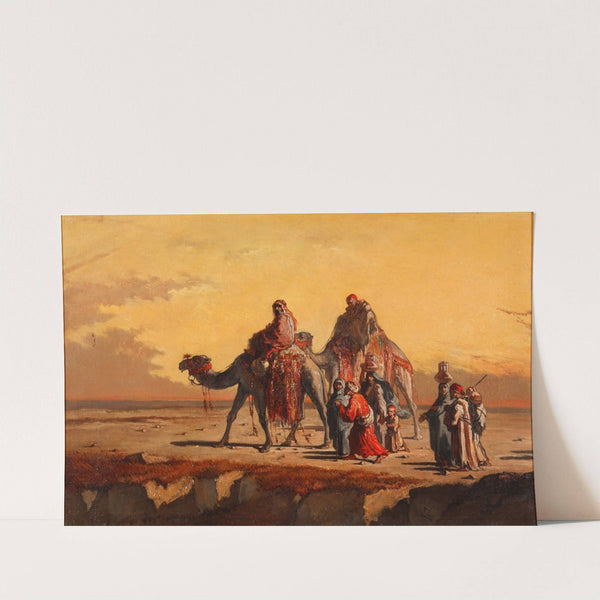 Desert Scene (1863) by Francisco Lameyer y Berenguer