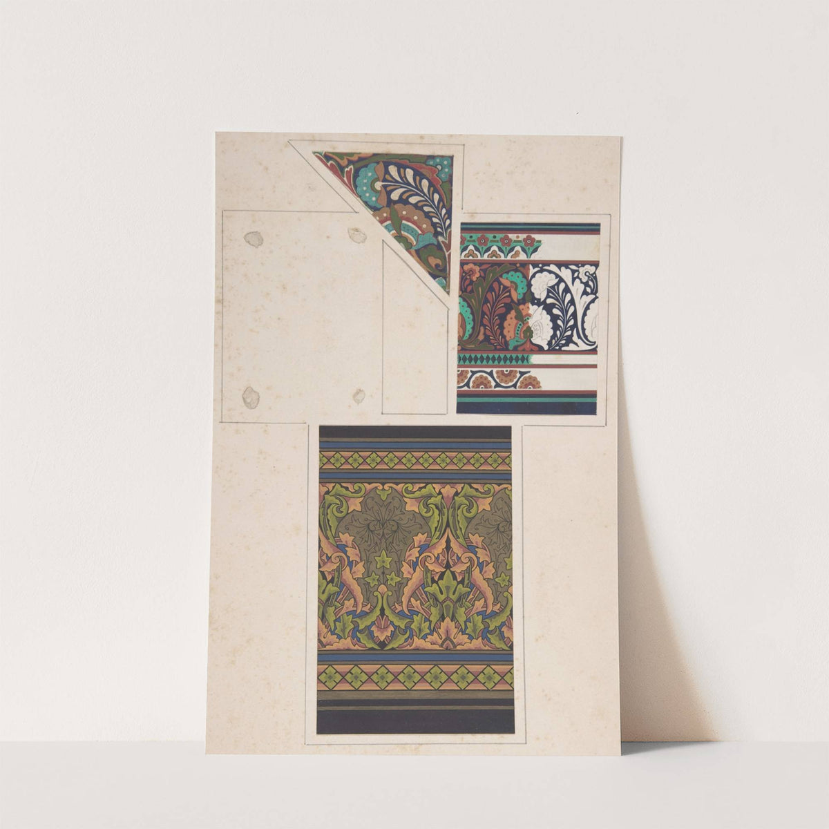 Design drawing by Christopher Dresser