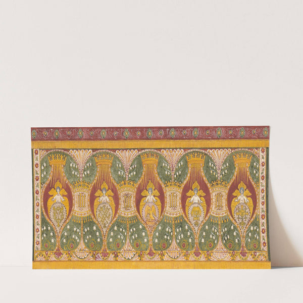 Design executed for Jones and Willis, metal and wood-workers and church furniture manufacturers of Birmingham and London by George Edmund Street