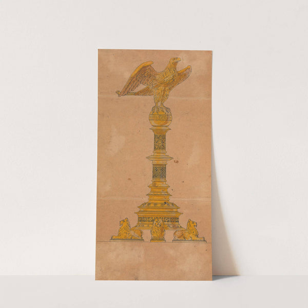 Design executed for Jones and Willis, metal and wood-workers and church furniture manufacturers of Birmingham and London by George Edmund Street