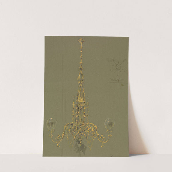 Design executed for Jones and Willis, metal and wood-workers and church furniture manufacturers of Birmingham and London by George Edmund Street