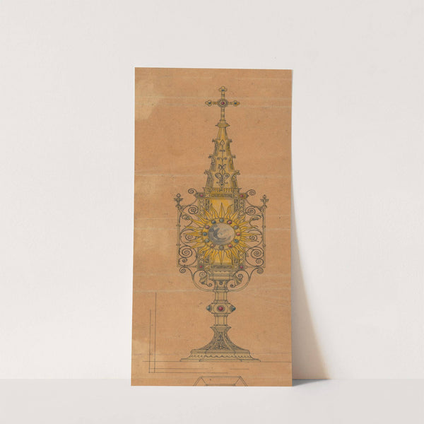 Design executed for Jones and Willis, metal and wood-workers and church furniture manufacturers of Birmingham and London by George Edmund Street