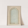 Design for a a Mirror with a Rounded Top by John Yenn