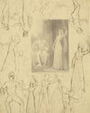Design for a Book Illustration of Circe and Odysseus (recto)