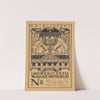 Design for a Bookplate of the University of Warsaw Library (1916) by Edward Trojanowski