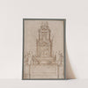 Design for a Catafalque for Cosimo I de’ Medici by Jacopo Zucchi