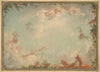 Design for a ceiling painted with putti in clouds with roses