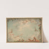 Design for a ceiling painted with putti in clouds with roses by Jules-Edmond-Charles Lachaise