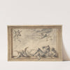 Design for a ceiling with an allegory of Justice by Hendrik-Frans Verbruggen