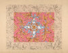 Design for a ceiling with floral design