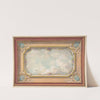 Design for a ceiling with trompe l&#039;oeil sky by Jules-Edmond-Charles Lachaise