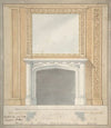 Design for a Chimney Piece in a ‘Jacobethan’ style, for the Drawingroom at Grendon Hall, Warwickshire (1825)