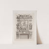 Design for a chimney piece with central equestrian portrait by André-Charles Boulle
