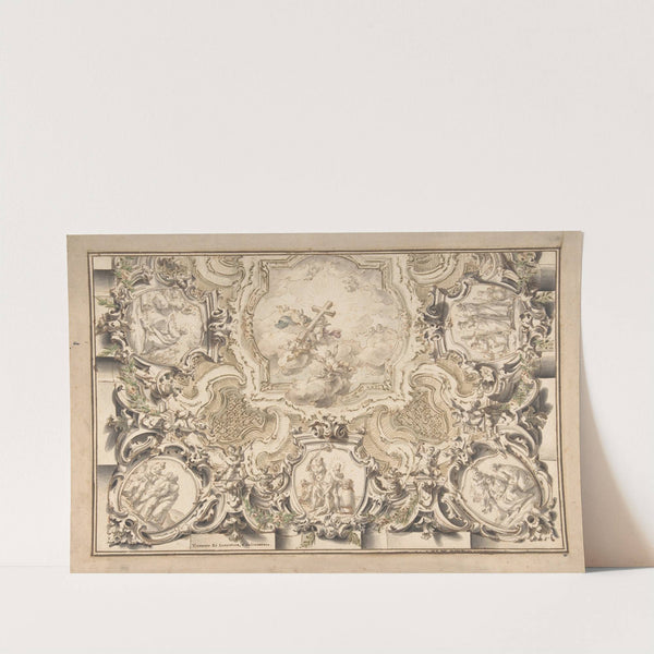 Design for a Church Ceiling by Vincenzo dal Re