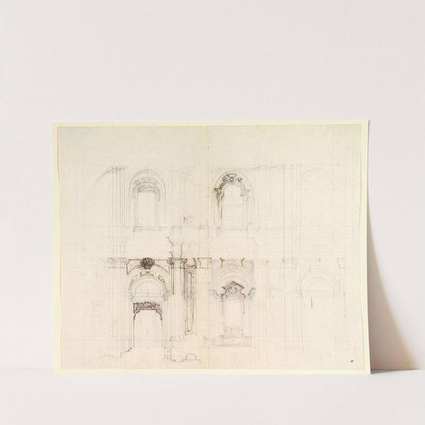Design for a Church Interior by Luigi Vanvitelli