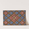 Design for a coffered ceiling with painted initials; SRI by Jules-Edmond-Charles Lachaise