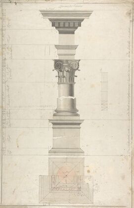 Design for a column in Roman order