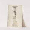 Design for a column in Roman order by Maximilian Hardmuth