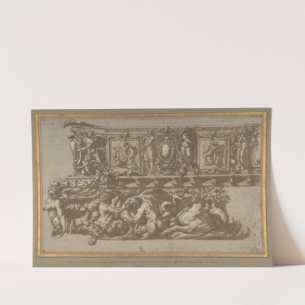 Design for a Festival Float or Barge by Circle of Perino del Vaga