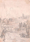 Design for a Frontispiece; Allegorical Landscape
