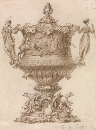 Design for a Hunting Trophy or Loving Cup
