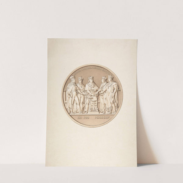 Design for a Medal Commemorating the Treaty of Paris, 1814 by Jacques Edouard Gatteaux