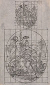 Design for a Medal; Seated Women Being Crowned by a Winged Genius