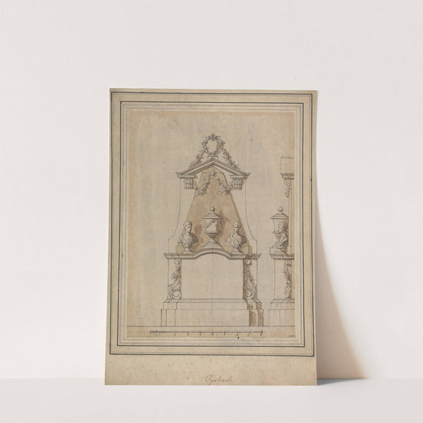 Design for a Monument to Sir James Reade, Hatfield by John Michael Rysbrack
