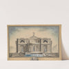 Design for a Neoclassical Building, Thought to be a School of Arts for the City of Stockholm (ca. 1770–94) by Louis Gustave Taraval