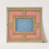 Design for a paneled ceiling (19th Century) by Jules-Edmond-Charles Lachaise
