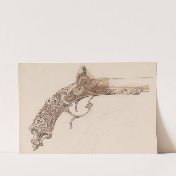 Design for a Percussion Pistol by Martin Riester