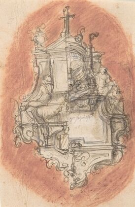 Design for a sepulchral monument