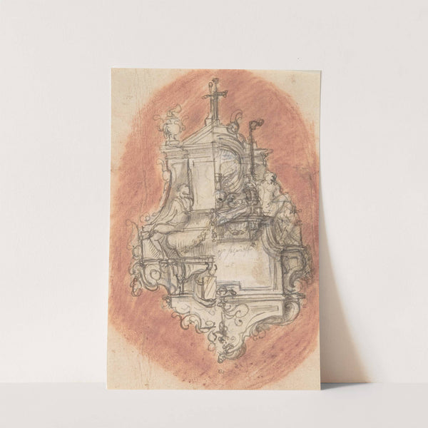 Design for a sepulchral monument by Pieter Verbruggen the Younger