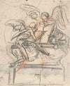 Design for a sepulchral monument with an allegory of Time