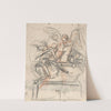 Design for a sepulchral monument with an allegory of Time by Pieter Verbruggen the Younger