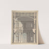 Design for a Stage Set; Design in Section of a Two-Storied Entrance Hall by Giovanni Battista Galliani