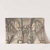 Design for a Stage Set; Double Stairway Pierced by an Arcade by Giovanni Battista Natali III