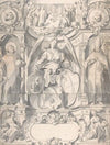 Design for a Stained Glass Window or Frontispiece with the Arms of a Cleric